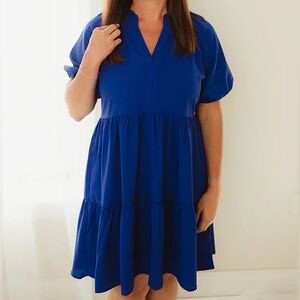 Tahari Royal Blue Women's Dress